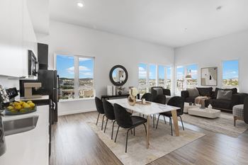 Expansive and scenic views from select apartments